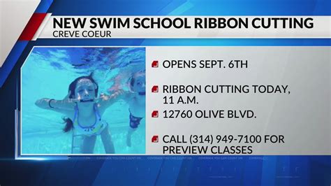 New swim school ribbon cutting taking place today
